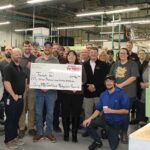 Star Cutter Company’s Tawas Tool location celebrates receiving Michigan Going PRO funds.